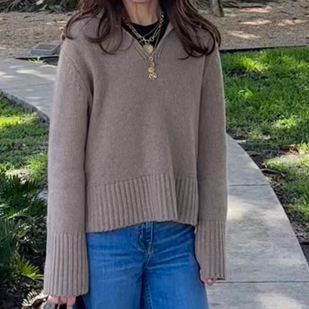 JENNI KAYNE Cashmere Polo Sweater - Picture 5 of 17
